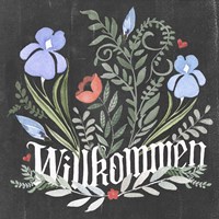 Welcome Folk Garden II Fine Art Print