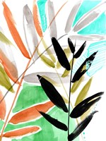 Vivid Fronds I Fine Art Print