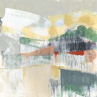 Abstracted Mountainscape II Fine Art Print