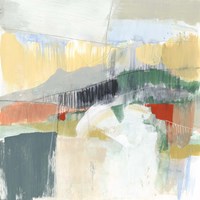Abstracted Mountainscape III Fine Art Print