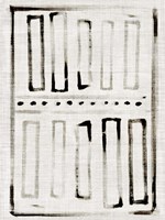 Batik Block Flag I Fine Art Print