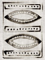 Batik Block Flag II Fine Art Print