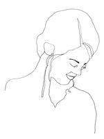 Contour Face I Fine Art Print