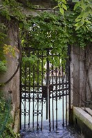 Elegant Canal Entrance Fine Art Print