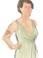 Modern Figure Sketch I Fine Art Print