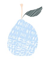 Cut Paper Fruit IV Fine Art Print