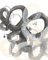 Tangled Circuit II Framed Print