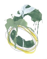 Green Discus I Framed Print