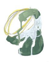 Green Discus II Framed Print