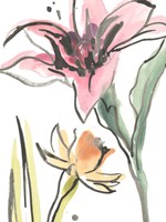 Ink Wash Garden II Fine Art Print