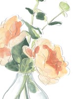 Soft Posy Sketch IV Fine Art Print