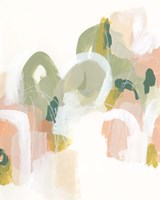 Pastel Cascade II Framed Print