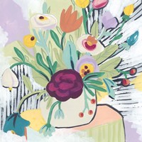 Fauvist Floral I Framed Print