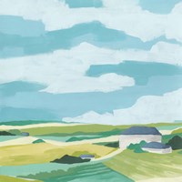 Village Valley II Framed Print