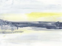Citron Sea Horizon II Fine Art Print