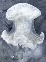 Indigo Jellyfish II Fine Art Print