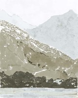 Watercolor Mountain Retreat IV Fine Art Print
