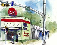 Urban Lines & Poles I Fine Art Print