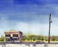 Urban Lines & Poles II Fine Art Print