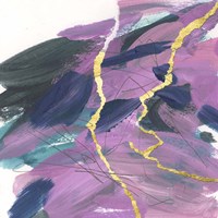 Divided Violet I Fine Art Print