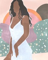 Curly Lady I Framed Print