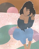 Curly Lady II Framed Print