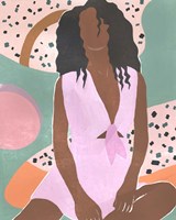 Curly Lady III Framed Print