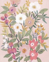 Pretty Pink Floral II Framed Print