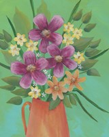 Jubilant Floral II Fine Art Print