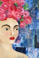 Flowers in her Hair I Fine Art Print