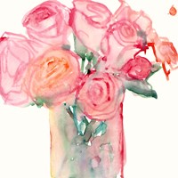 Cottage Roses II Fine Art Print