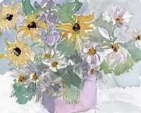 Daisies & Black Eyed Susans II Fine Art Print