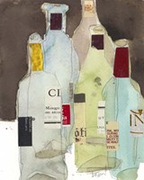 Wines & Spirits III Framed Print