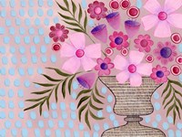 Cheeky Pink Floral II Fine Art Print