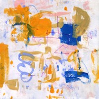 Glowing Ocean I Framed Print