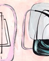 Lumiere Rose III Framed Print