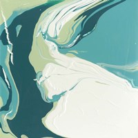 Flowing Teal I Fine Art Print
