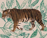 Tigre de Siberie II Framed Print