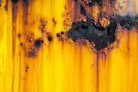 Details Of Rust And Paint On Metal 4 Fine Art Print