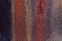 Details Of Rust And Paint On Metal 11 Fine Art Print