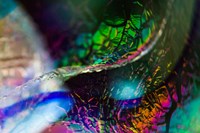 Macro Of Colorful Glass 2 Fine Art Print