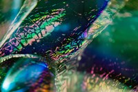 Macro Of Colorful Glass 4 Fine Art Print