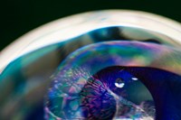 Macro Of Colorful Glass 5 Fine Art Print