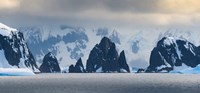 Antarctic Peninsula, Antarctica, Spert Island Craggy Rocks And Mountains Fine Art Print