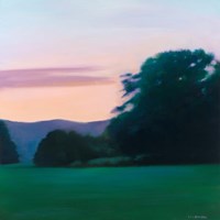 Lawn at Twilight Fine Art Print