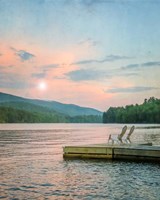 Dock at Sunset Fine Art Print