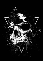 Skull X BW Fine Art Print