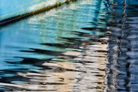 Fishing Boat Colors Reflected In Charleston Marina, Oregon Fine Art Print