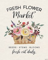 Flower Market Fine Art Print