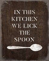 Lick the Spoon Fine Art Print